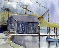 Quiet Wharf by Anita Langford